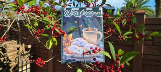 White Christmas- Beignet Inspired Christmas Card